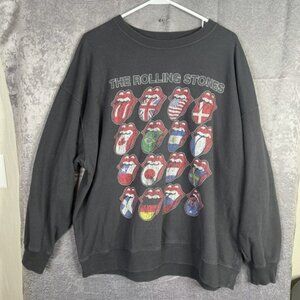 Mens Hollister The Rolling Stones Sweatshirt Size XL